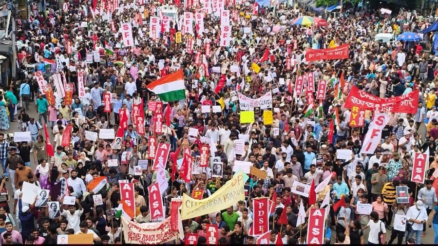 प्रहरी दमन भए पनि सरकारविरोधी युवा आन्दोलन भारतभर फैलियो