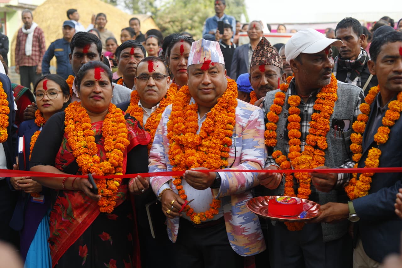 चौथो गैडहवा गाउँपालिका अध्यक्ष कप खुल्ला पुरुष भलिवल प्रतियोगिता शुरु