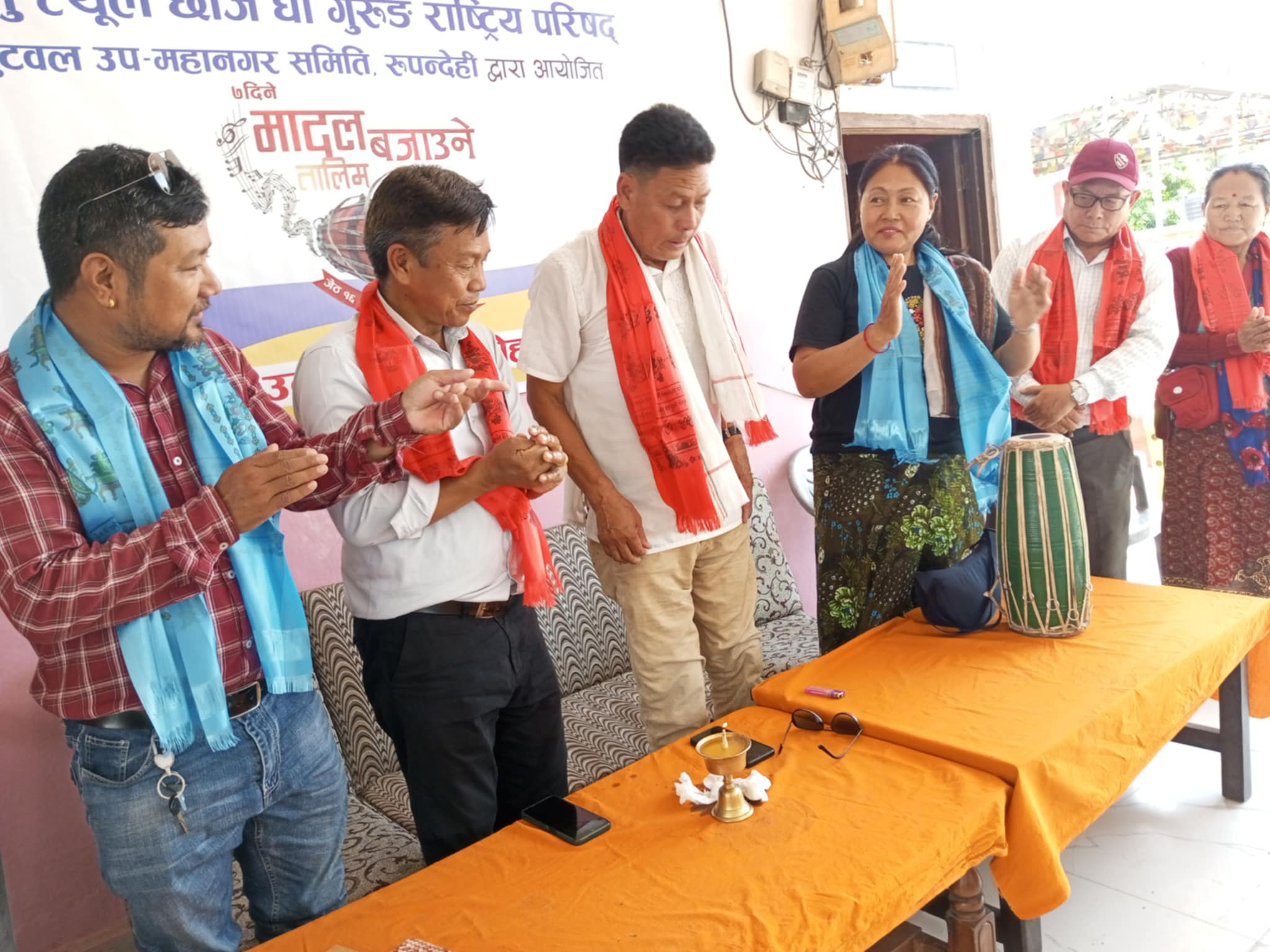 बुटवलमा ७ दिने मादल तालिम शुरु