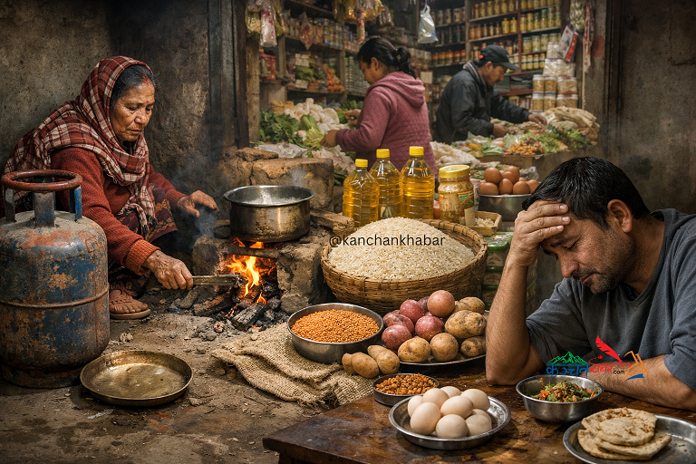 दुई महिनायता सामानको भाउमा ह्वात्तै वृद्धि, सर्वसाधारणलाई चुल्हो बाल्नै सास्ती !