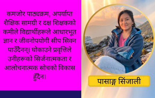 सरकारी विद्यालयको गुणस्तरहीन शिक्षाः एउटा डरलाग्दो भविष्यको तस्वीर