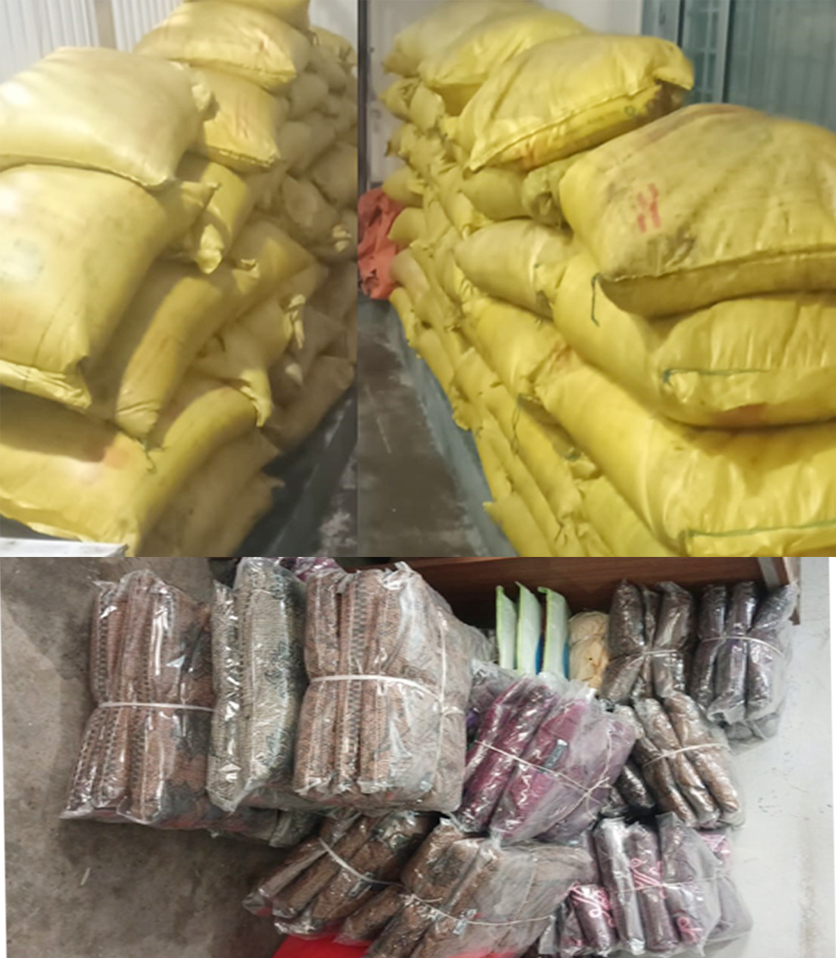 तस्करी विरुद्ध रुपन्देही प्रहरी आक्रामकस् लाखौंको अवैध सामग्री बरामद