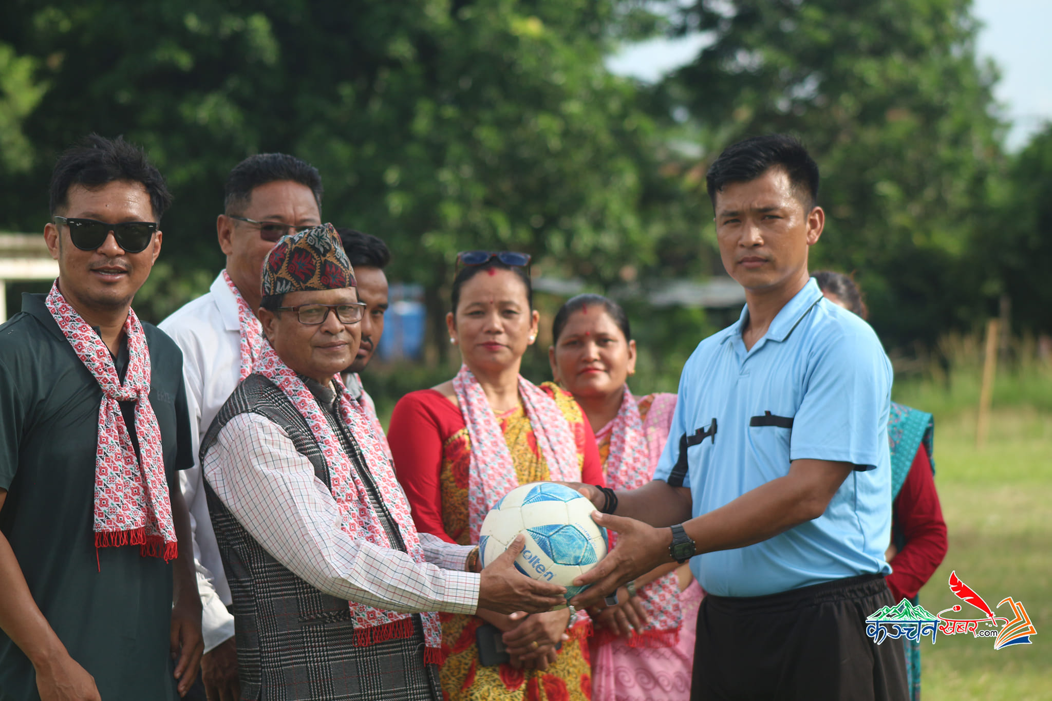 कञ्चनमा प्रथम हिमालय ७ ए साइड फुटवल प्रतियोगिता शुरु