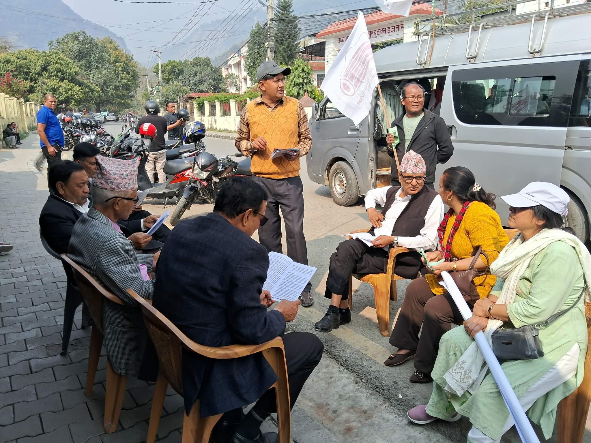 रुपन्देही क्षेत्रं. न. ३ र ४ मा पनि नेमकिपाको चुनावी प्रचार