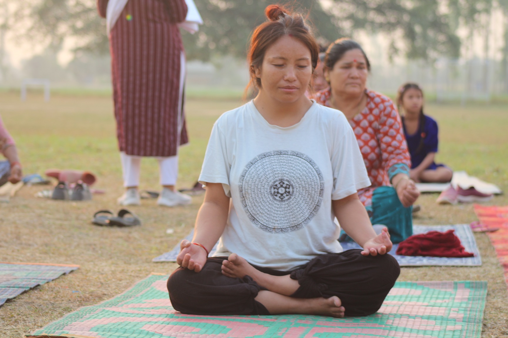 तनाव ब्यबस्थापनका लागि योग शिविर सम्पन्न