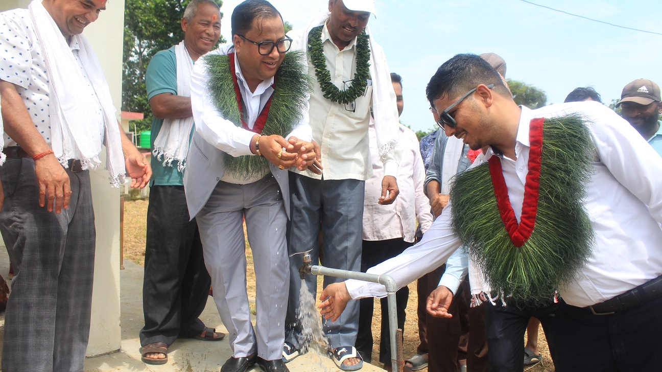 गैडाताल खानेपानी आयोजना उद्घाटन, १ हजार ५ सय घरधुरी लाभान्वित हुने