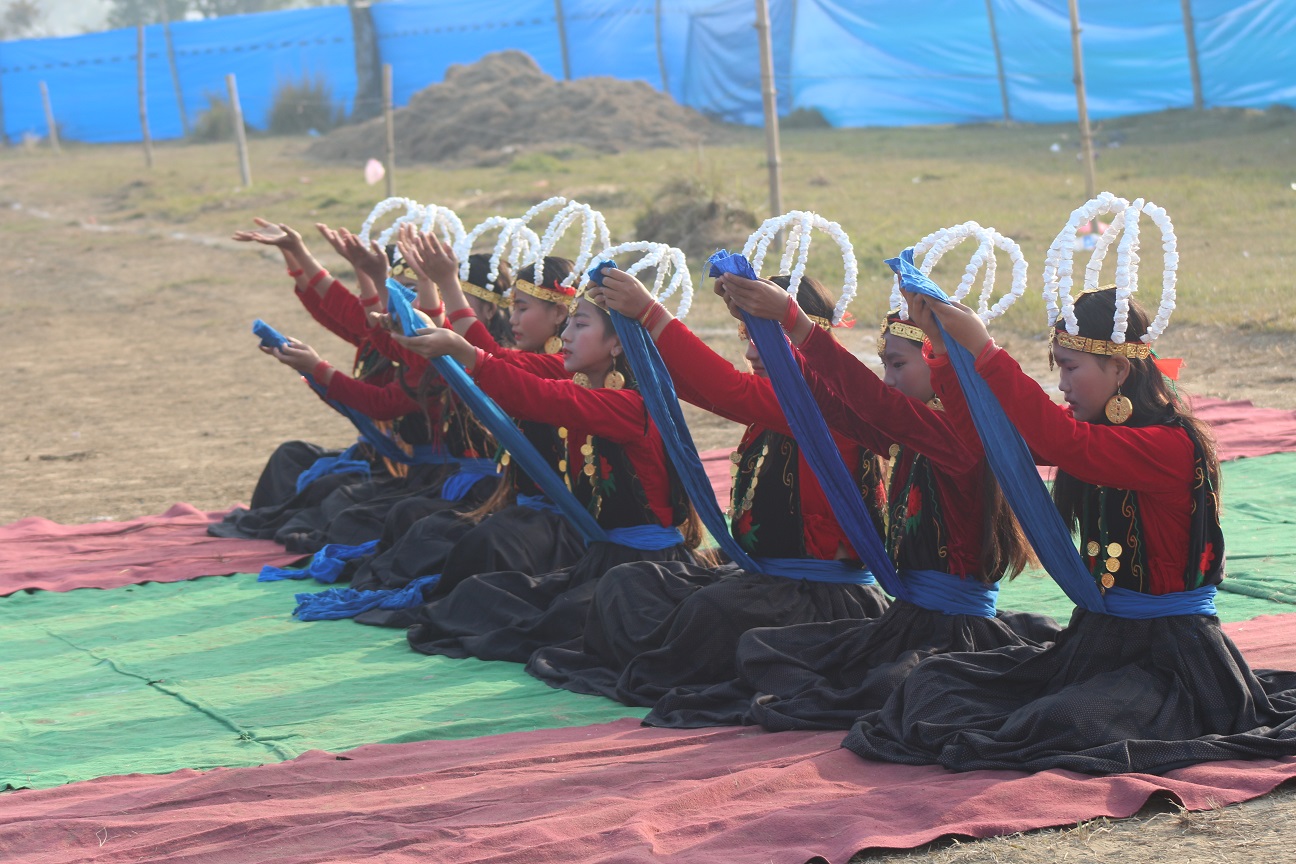 कञ्चन मगर समुदायको मघ्या संक्रान्ती तथा नयाँ बर्ष मिन्हाम ल्हेस ५०१७को भव्य स्वागत