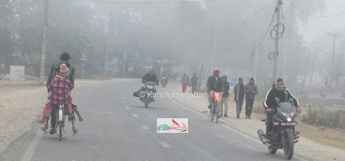 तराईमा शितलहर झन बढदै, जनजिवन अस्तव्यस्त