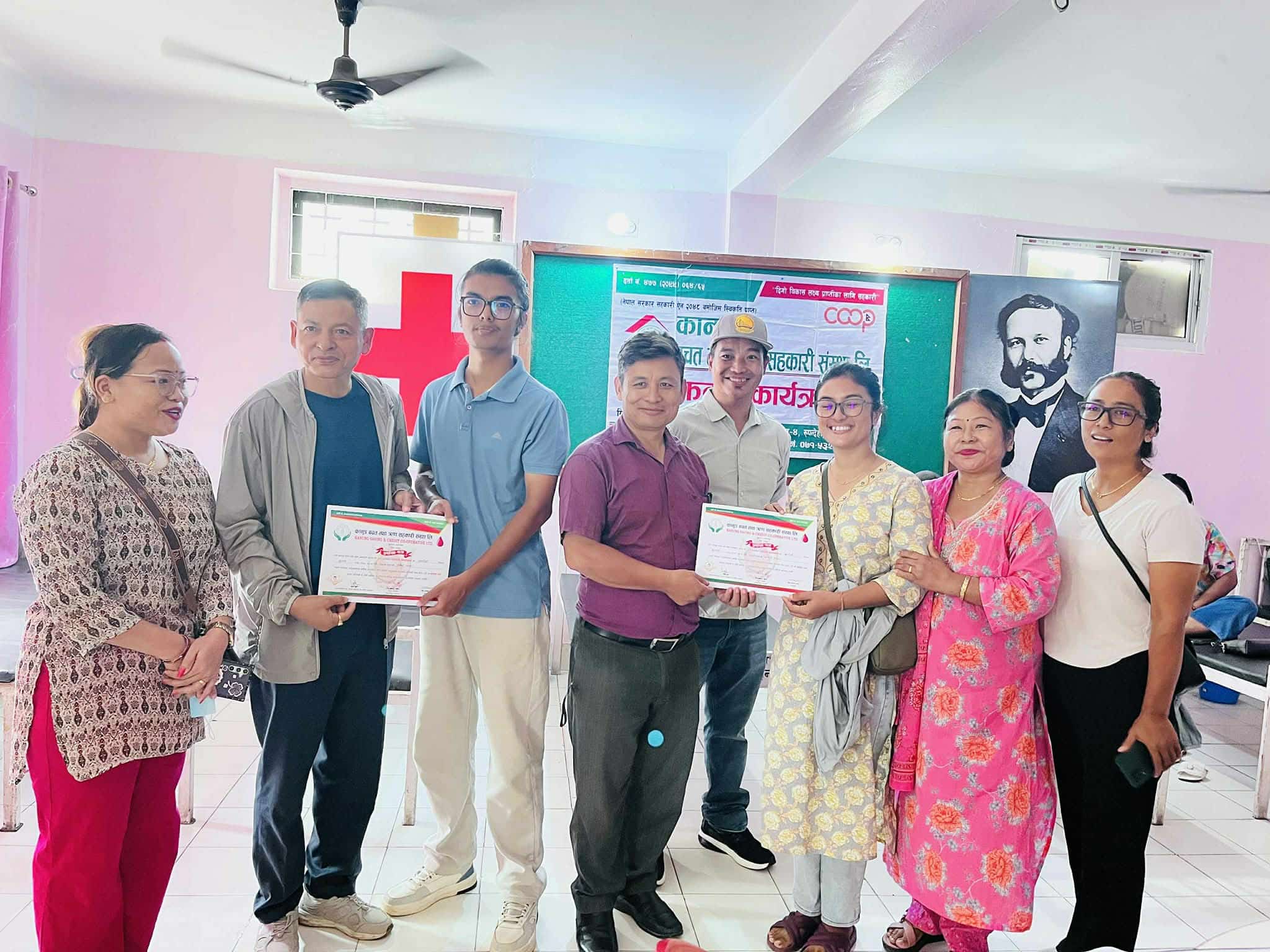 कानुङ साकोद्वारा रक्तदान कार्यक्रम सम्पन्न, १०५ युनिट रगत संकलन