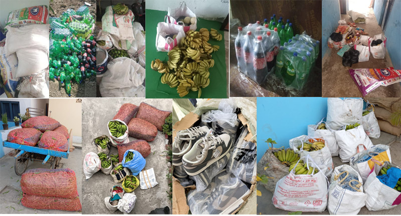 जिल्ला प्रहरी रुपन्देहीद्वारा अबैध सामानहरु बरामद